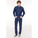 Marcel Slim Straight Fit Koyu Indigo Erkek Jean Pantolon - Lacivert - 40 / 32