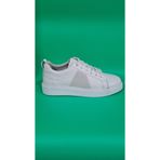 Marco Branchini MarcoBranchını Bağcıklı Yan Lazer Baskılı Düz Kalın Taban Erkek Sneaker Ayakkabı 061316L-M, Beyaz, 43