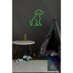 Marco Fresco KOPEKYESİL001 Yeşil Renkli Köpek Figürlü Neon Led Aydınlatma - 220V Uyumlu, Dekoratif, 2M Kablo + Adaptörlü