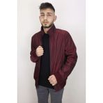 Marco Muratti Fistan Store Erkek Bordo Hakim Yaka Spor Kesim Rahat Kalıp Kolları Lastikli Yazlık Mont