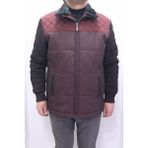 Marco Muratti Fistan Store Erkek Hakim Yaka Spor Kesim Normal Kalıp Kolları Çelik Örgü Yakası Kürklü Kışlık Mont - 3XL - Bordo