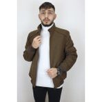 Marco Muratti Fistan Store Erkek Hakim Yaka Spor Kesim Rahat Kalıp Kolları Lastikli Kışlık Kaşmir Kaban - Camel