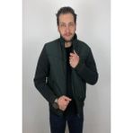 Marco Muratti Marcomuratti Fistan Store Erkek Bordo Hakim Yaka Spor Kesim Normal Kalıp Kolları Çelik Örgü Kışlık Mont - 3XL - Haki Yeşil