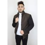 Marco Muratti Marcomuratti Fistan Store Erkek Kahverengi Hakim Yaka Kolları Çelik Örgü Spor Kesim Normal Kalıp Kışlık Şişme Mont - 48