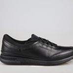 Marcomen 12420 Siyah Hakiki Deri Erkek Günlük Ayakkabı