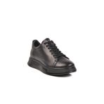 Marcomen 152-21032 M Anatomik Taban Siyah-Siyah Hakiki Deri Erkek Sneaker - 40