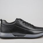 Marcomen 19537 Siyah Hakiki Deri Erkek Sneaker Ayakkabı