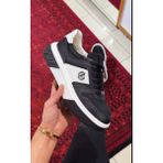 Marcomen El Yapımı Hakiki Deri Air Taban Erkek Sneakers Ayakkabı - 00 - Siyah