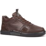 Marcomen Kahverengi Deri Yumuşak Taban Günlük Sneaker Casual Erkek Ayakkabı - 281737-14018