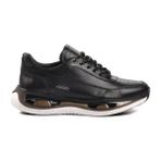 Marcomen Siyah Hakiki Deri Erkek Sneaker - 42