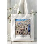 Mardin Baskılı Bez Çanta Omuz Çantası Kişiye Özel Desen