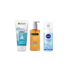Mardinal Neutrogena Sivilce Karşıtı Jel + Garnier Saf&temiz 3'ü Bir Arada+nivea Yüz Yıkama Köpüğü