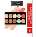 Mardinal Profeyonel Makyaj Kapatıcı Concealer cc Krem Aydınlatıcı Highlighter Palet - TEN TONU