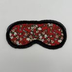 Mare Accessories Çiçek Desenli Kırmızı Uyku Bandı
