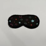 Mare Accessories Yıldız Desenli Siyah Uyku Bandı