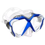 Mares X-Wire Tüplü Maske - Mavi/Şeffaf