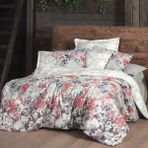Margaret King Size (Battal Boy) %100 Pamuk Flanel (Pazen) Nevresim Takımı Pembe - 240 x 220 cm