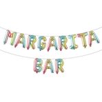Margarita Parti Süslemeleri Margarita Bar Süslemeleri Margarita Balon Kemer Margarita Meksika Fiesta Kaktüs Gelin Duş Bebek Duş Düğün (MARGARITA BAR Gökkuşağı)