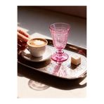 Margerie Crystal Goods Margerie Lanza Modern Tasarım Kadeh 200cc | Keskin Çizgili Kahve Yanı & Su Kadehi