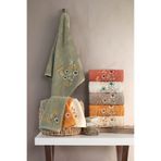 MARİBOR Florin - %70 Bambu / %30 Pamuk Nakışlı El Havlusu - 6'lı Set 50x90