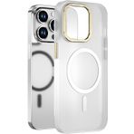 MarieLou Berlin Ultra İnce Anti Sarı Kılıf | iPhone 14 | 14 Plus | 14 Pro I 14 Pro Max | Apple MagSafe Aksesuarları ile Uyumlu I Buzlu Mat (Beyaz, 14 Pro Max)