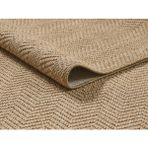 Mariesse Home Naturel Sisal Jüt Halı Modern Yıkanabilir Toz Vermez Halı - 120 x 450 cm - Bej