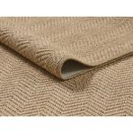 Mariesse Home Naturel Sisal Jüt Halı Modern Yıkanabilir Toz Vermez Halı - 60 x 110 cm - Bej