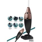 Marifet 2 Lt Toz Hazneli 800 W Yıkanabilir Filtreli 2in1 Dikey Elektrikli Süpürge GM7581 - Altın