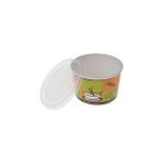 Marifetlerim - Kapaklı Karton Çorba Kasesi 25 Adet 16 Oz - 0,65 gr