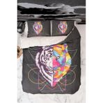 Marilyn Home Tek Kişilik Dijital Nevresim Takımı - Lion - 100 x 120 cm - Altın