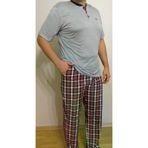 Marilyn Pijama 3875 Erkek Bordo Pijama Takımı