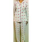 Marilyn Pijama 7418 Boy Düğmeli Pijama Takımı Kalpli.