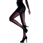 MARILYN vücut şekillendirici külotlu çorap, push-up 30 denye, Siyah (Black), 36