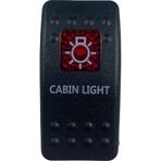 Marin Switch 3P On-Off 12-24V Kırmızı Kabin Lambası