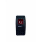 Marin Switch 3P On-Off 12-24V Kırmızı Lamba