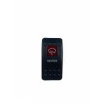 Marin Switch 3P On-Off 12-24V Kırmızı Silecek