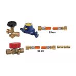 Marin Tekne Yat Ve Karavan Tipi Tüpgaz Lpg Bağlantı Tesisat Kiti - Regülatör (Dedantör), Emniyet Vanası Ve Hortum Seti (65Cm + 85Cm)