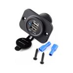 Marin Tip Araç Usb Çift Girişli Şarj Söketi 12-24v 1a 2.1a