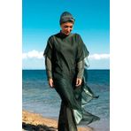 Marina Haki Tesettür Mayo Üzerine Kaftan Kimono Pareo P2202