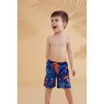 Marina Lacivert Desenli Erkek Çocuk Şort B2362 - 10 - 11 Yaş