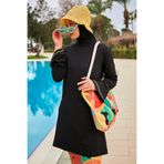 Marina Swimwear Sarı Desenli Plaj Çantası C2427
