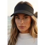 Marina Vizör - Tenisçi - Golf Siperlik Siyah Şapka SPK2601-7