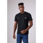 Marıne Tee™ Deniz Temalı Ribana Bisiklet Yaka Pamuk T-Shirt - Siyah