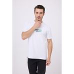 Marıne Tee™ Deniz Temalı Ribana Bisiklet Yaka Pamuk T-Shirt - XL - Deniz Köpüğü