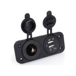 Marine Tip Çift Usb Şarj Soketi ve Çakmaklık 2.1A/1A - 12 V