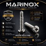 Marinox 3,5 mm Matkap Uçlu (Ysb) Saç Vidası (Akıllı Vida) Dın 7504O A2 Aısı 304 Kalite Paslanmaz Krom - 3,5x16 - 250 Adet