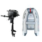 Marinport 2.30 Ahşap Taban Şişme Bot + Suzuki 2.5 HP Deniz Motoru