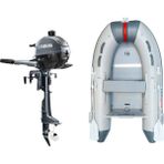 Marinport 2.30 Ahşap Taban Şişme Bot + Yamaha 2.5 Hp Deniz Motoru - Gri