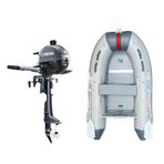 Marinport 2.30 Ahşap Taban Şişme Bot + Yamaha 2.5 HP Deniz Motoru