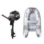 Marinport 2.70 Ahşap Taban Şişme Bot + Mercury 3.5 HP Deniz Motoru
